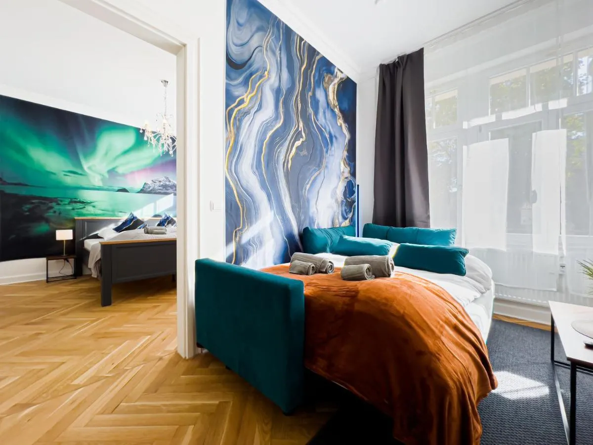 Image 6 of Erstklassiges Ferienapartment Citynah mit 1 Schlafzimmer – WiFi, TV, Küchenzeile, Waschmaschine&Trockner