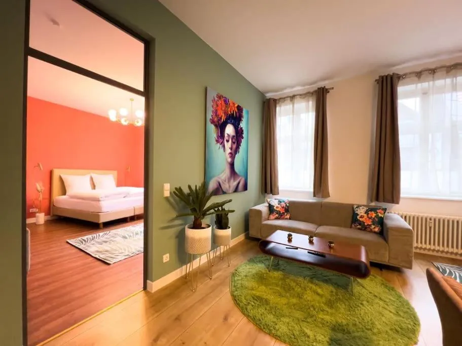 Image of Exklusives Leipzig City Apartment Flowers