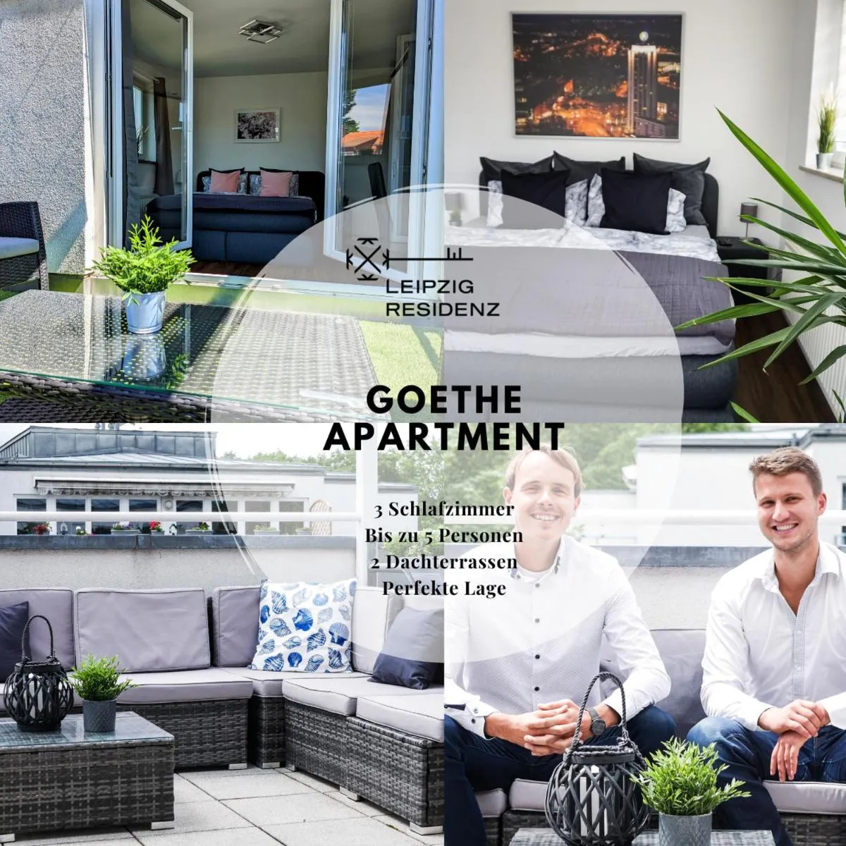 Image 3 of Leipzig Residenz Goethe Apartment mit 2 Dachterrassen