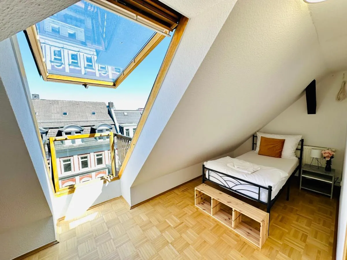 Image 1 of Massive Karli Loft – over 130 meters floor space – home theater room – 4 private sleeping areas – best location in Leipzig