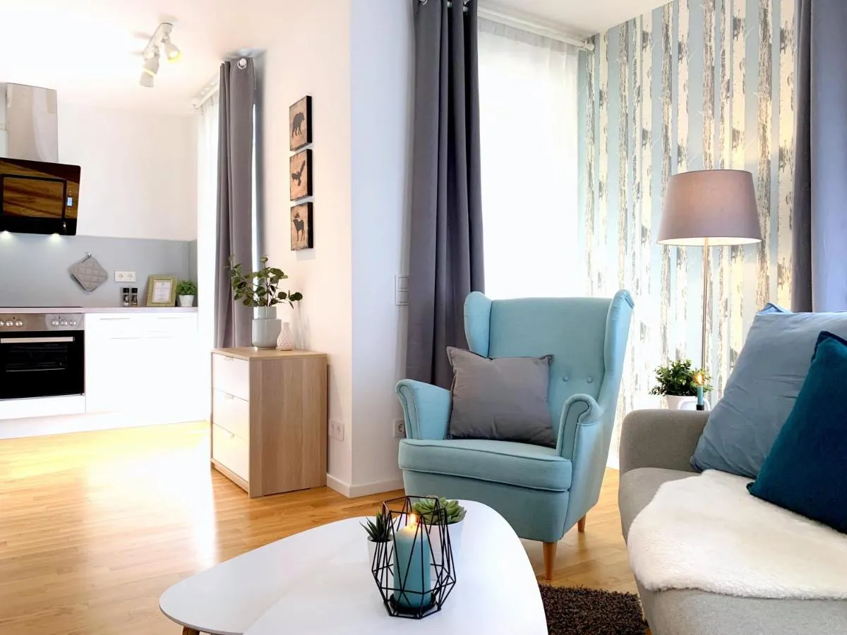 Image 4 of Moderne Ferienwohnung mit bodentiefer Dusche, Waschmaschine und Küche – “Hoffi”